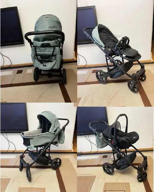 Коляска Adamex Zico Deluxe 3 в 1 — Тбилиси — 1 100 ₾