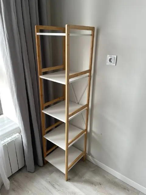 Stellage Jysk Shelving unit BROBY 5s slim bamboo/white — Тбилиси — 150 ₾