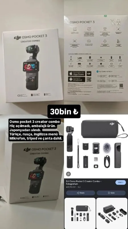 DJI Osmo Pocket 3 Creator Combo