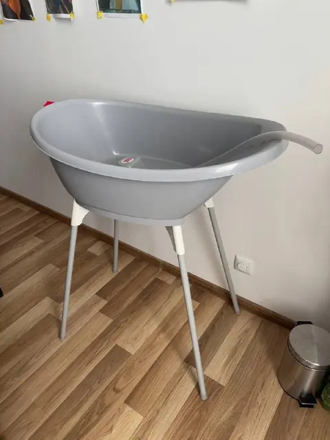 Комплект ванночка Ok Baby Bella+Подставка Серый — Батуми — 100 ₾