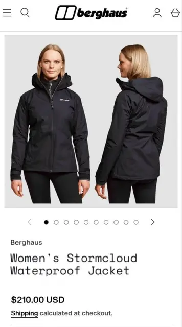 Женская водонепроницаемая куртка Berghaus — Batumi — 120 ₾