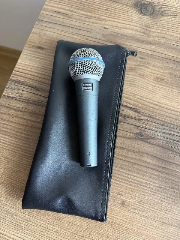 Микрофон Shure Beta 58A + чехол