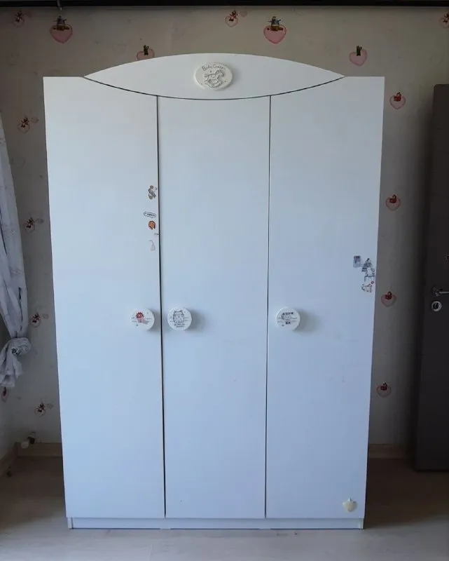 Çilek Baby Cotton 3 Kapılı Dolap