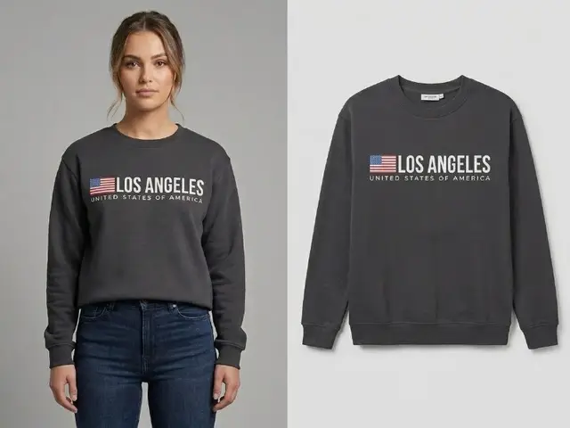 Черный свитшот «Los Angeles» — Тбилиси — 20 ₾
