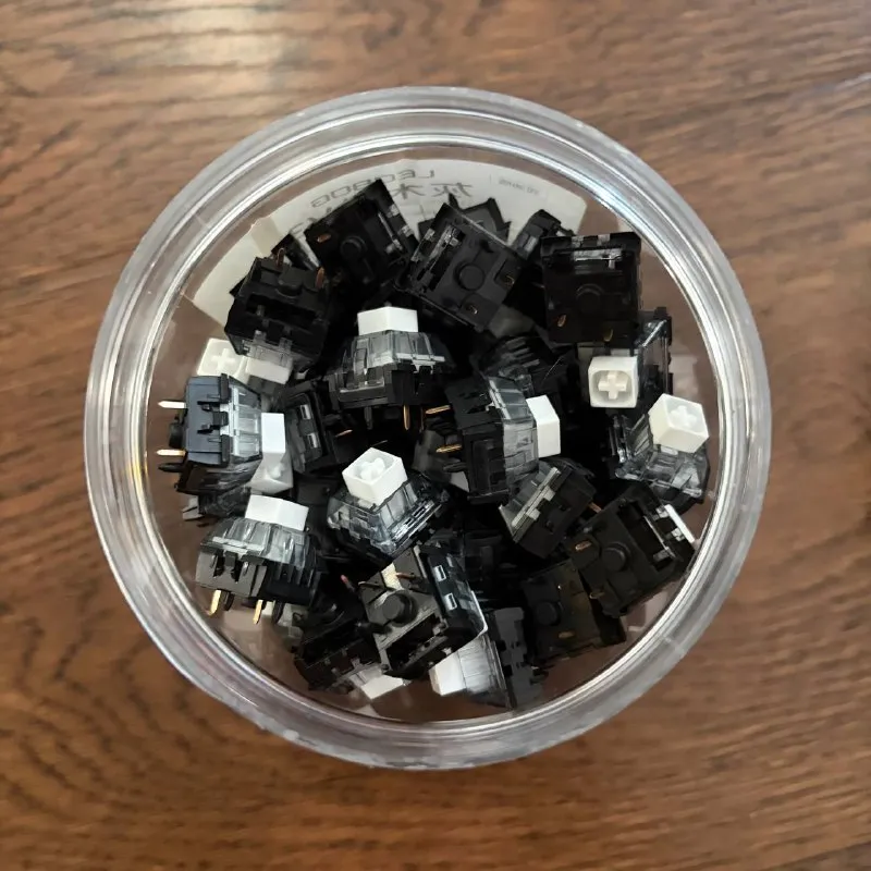 Кликающие свичи для механической клавиатуры Kailh Box V2 White