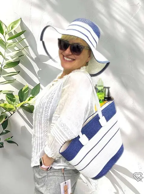 Сумка летняя 40*30 см и шляпа в комплекте — Батуми — 60 ₾