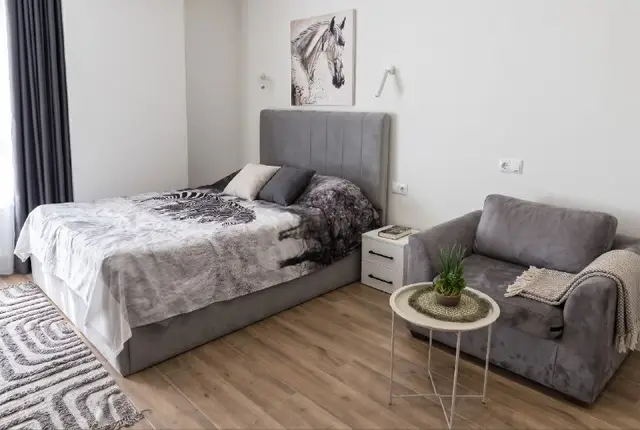 Комплект кровать + матрас + кресло + столик + тумбы — Batumi — 1,850 ₾