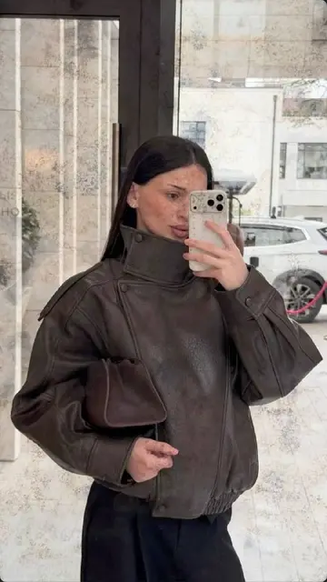 Кожанка Zara, оверсайз — Batumi — 150 ₾