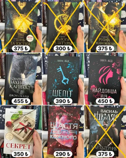 Українські книги вживані та нові — Antalya