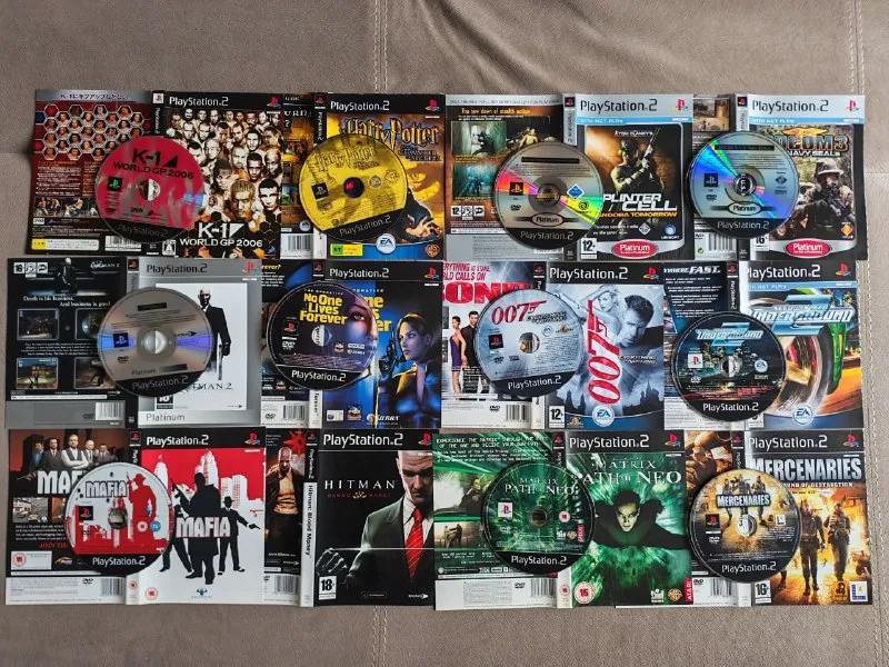 Лицензионные игры на PS2