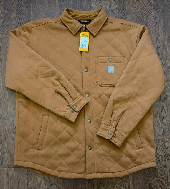 Стеганая куртка рубашка Carhartt Heavyweight Quilted Snap — Тбилиси — 230 ₾