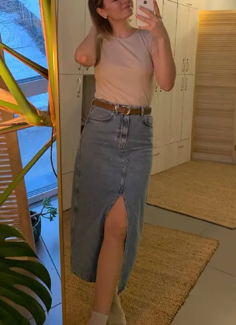 Джинсовая юбка MANGO — Анталия — 500 ₺