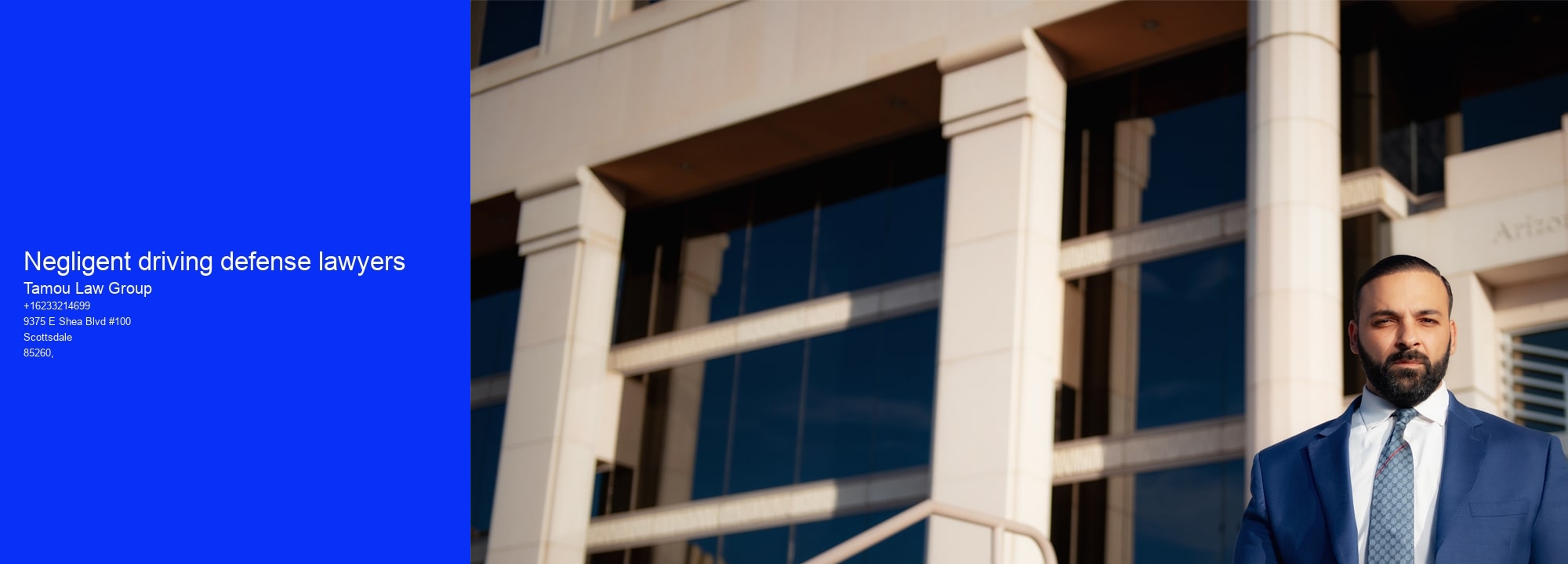 Negligent driving defense lawyers 