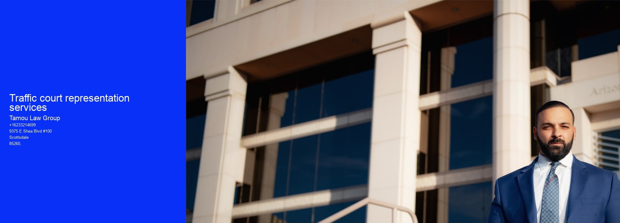 Traffic court representation services 