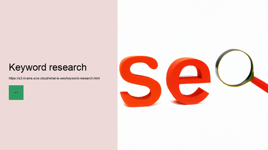 Keyword research